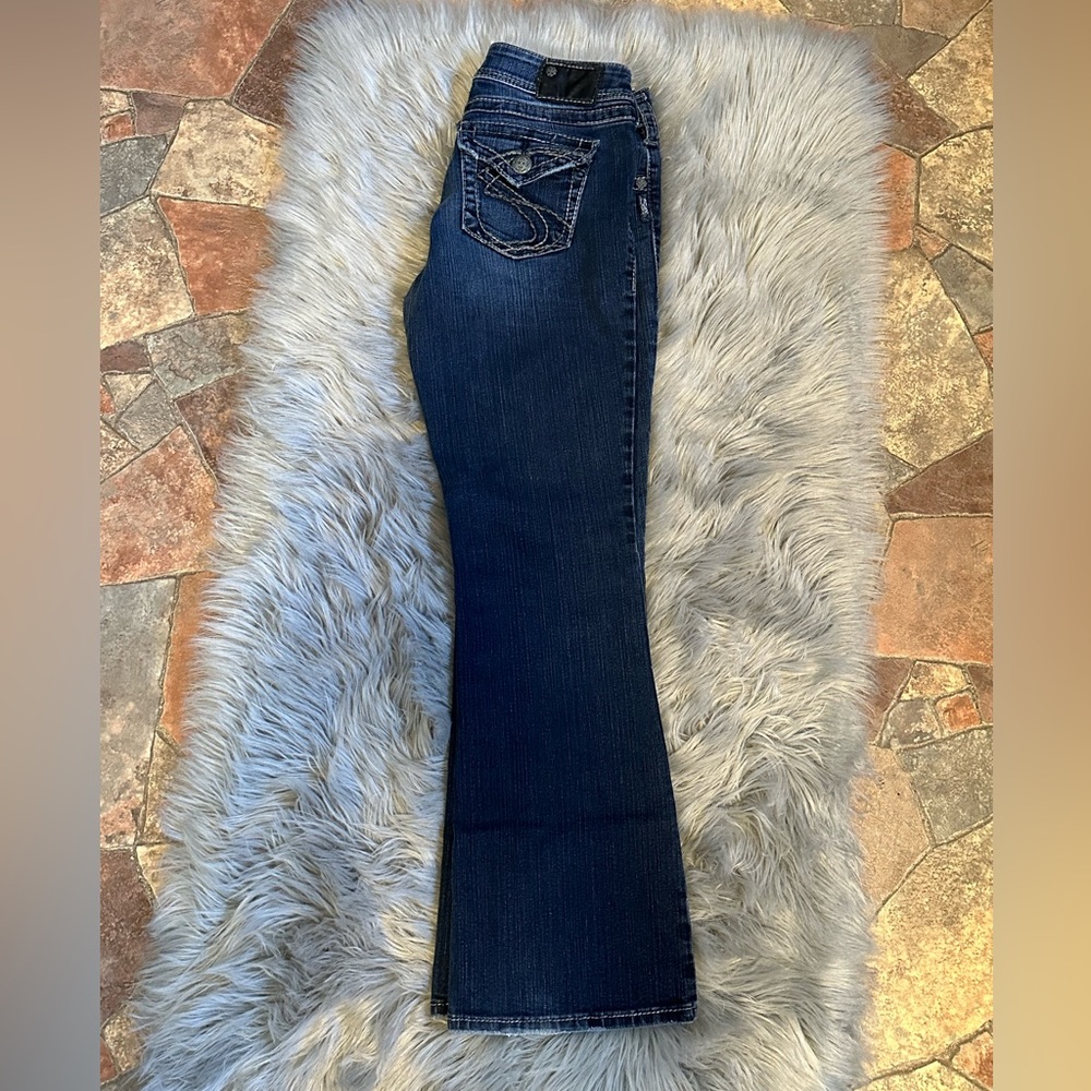 Women’s silver bootcut jeans Sz 29/30